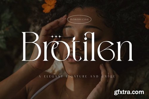CreativeMarket - Brotilen Elegant Ligature Serif