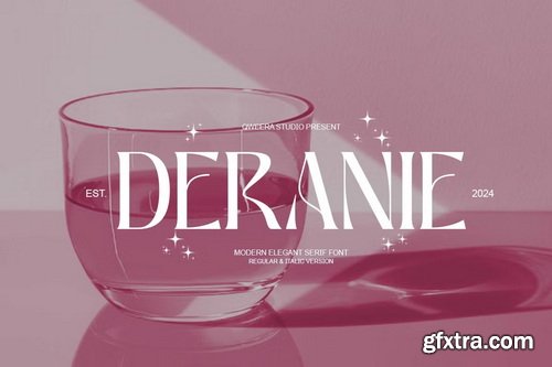 CreativeMarket - Deranie - Modern Elegant Serif Font