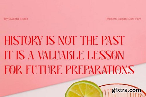 CreativeMarket - Deranie - Modern Elegant Serif Font