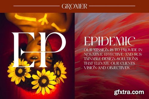CreativeMarket - GROMER Elegant Ligature Serif