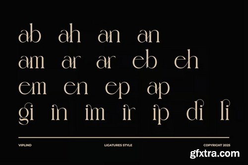 Viplind Elegant Ligature Serif