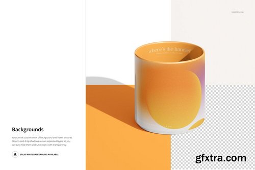 Creatsy - Mug without Handle Mockup Set