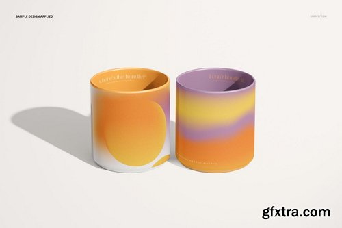 Creatsy - Mug without Handle Mockup Set