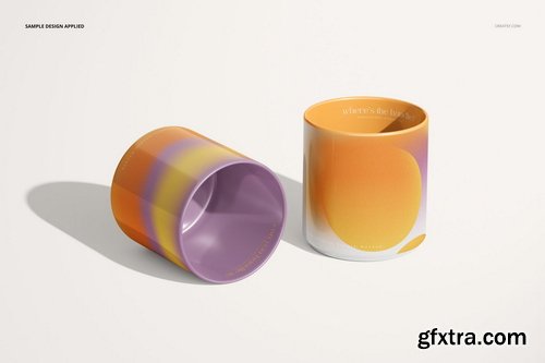 Creatsy - Mug without Handle Mockup Set