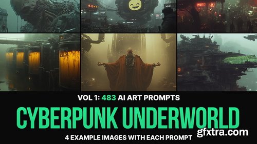 483 MJ Prompts & Images for Cyberpunk Underworld