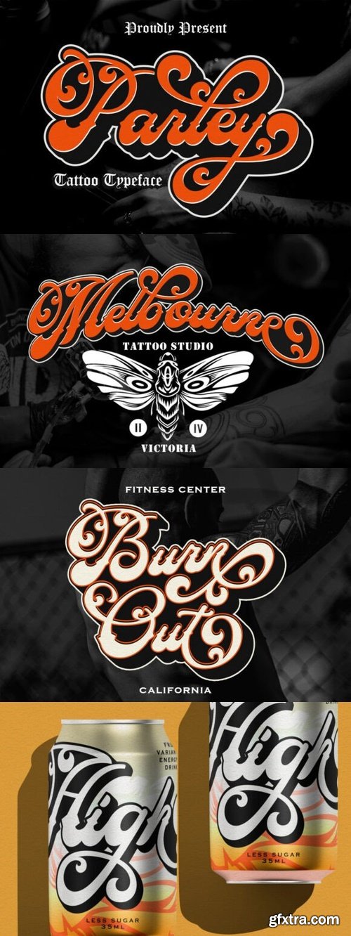 CreativeMarket - Parley Script | Tattoo font