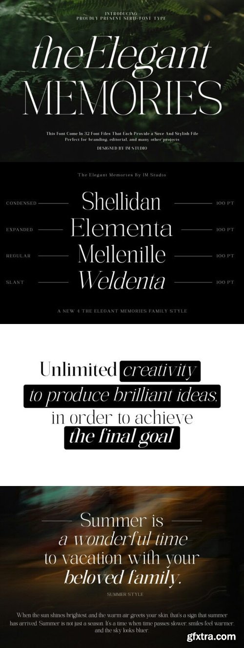 Udemy - The Elegant Memories ( 32 Fonts ) 291391978