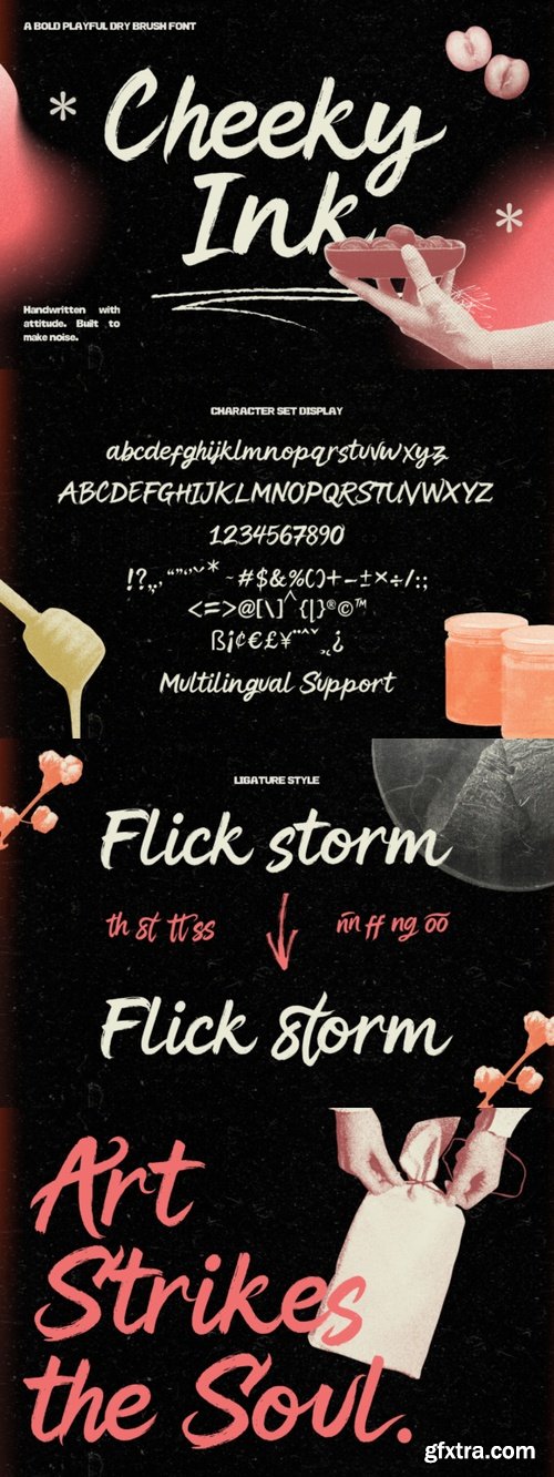 CreativeMarket - Cheeky Ink Font