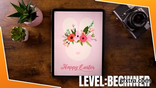 Art with Flo - Stylized Easter Illustration
