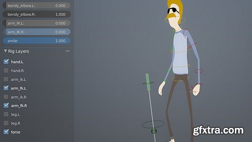 CGCookie - Scripting a Custom Rig UI Add-on
