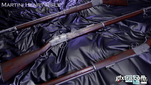 CGTrader - Enfield Martini Henry Rifle Game Ready Model