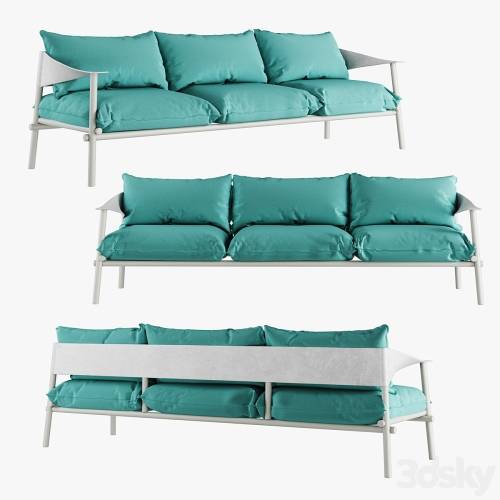 '3dsky Pro - Terramare Three Seats Sofa'