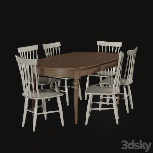 '3dsky Pro - Danton Home Table and Chair'