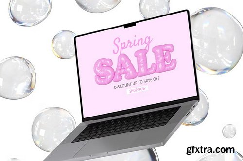 CreativeMarket - Hello Spring - 3D Lettering Set - 92078120