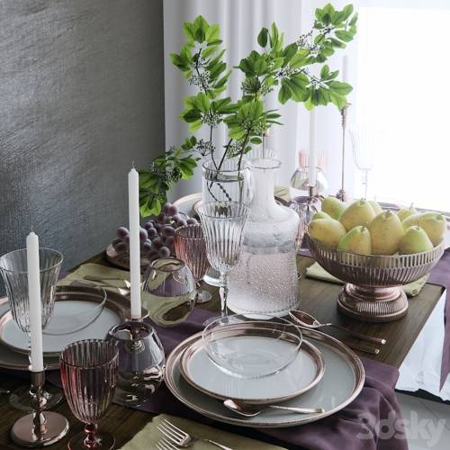 '3dsky Pro - Table setting 17'