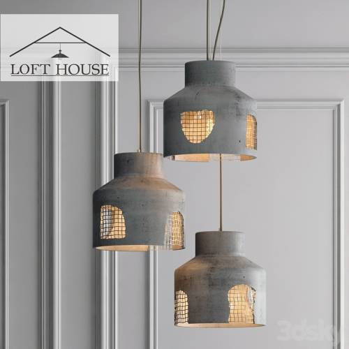 '3dsky Pro - Hanging lamp LOFT HOUSE P-186'