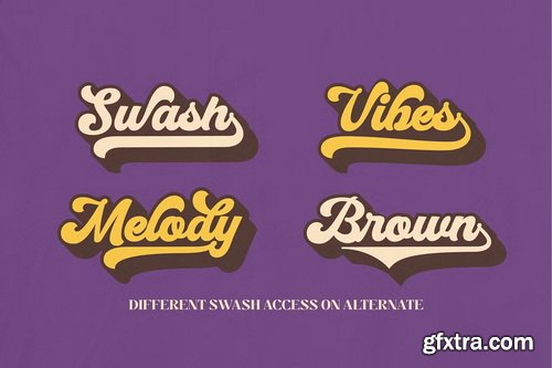CreativeMarket - Mucky Script - Retro Groovy Font