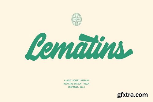 CreativeMarket - Lematins Script - Brush Font