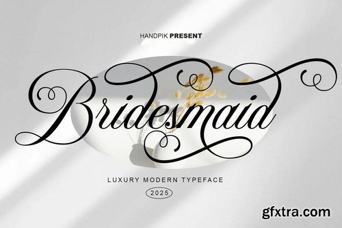 Bridesmaid Font