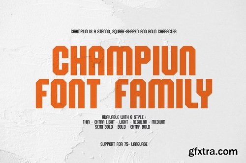 CreativeMarket - Champiun – Bold and Powerful Sports