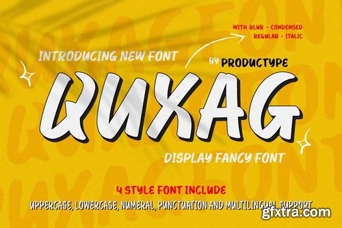 CreativeMarket - Quxag - Display Font