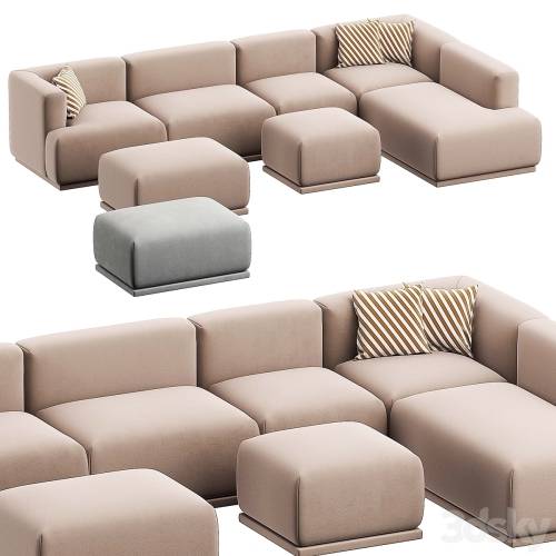 '3dsky Pro - MODULAR SOFA MARSO FROM JAMNI'