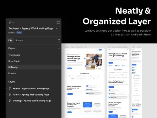 'Zephyral - Agency Web Landing Page Website Template' 'Zephyral - Agency Web Landing Page Website Template'