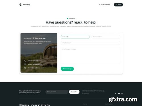 Craftwork Design - Homely — Next.js Real Estate Template