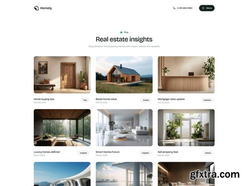 Craftwork Design - Homely — Next.js Real Estate Template