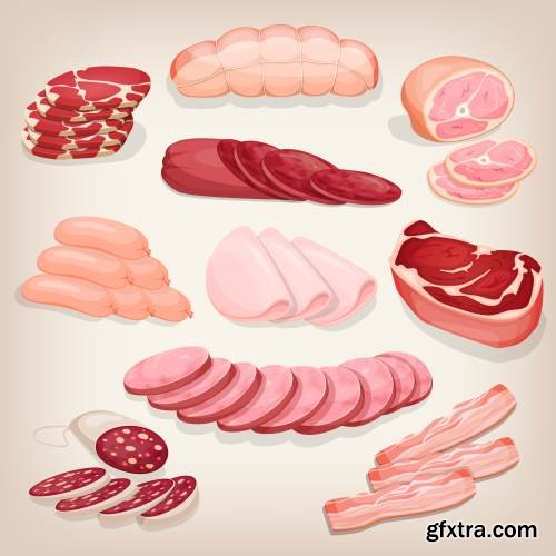 Steak &amp; Meat Collection 22xEPS