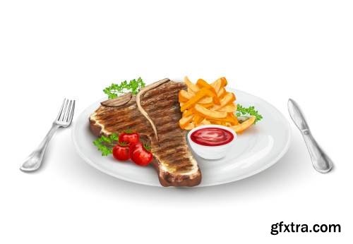 Steak &amp; Meat Collection 22xEPS