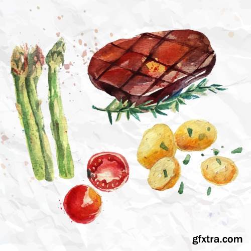 Steak &amp; Meat Collection 22xEPS