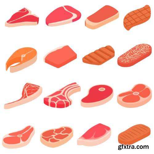 Steak &amp; Meat Collection 22xEPS