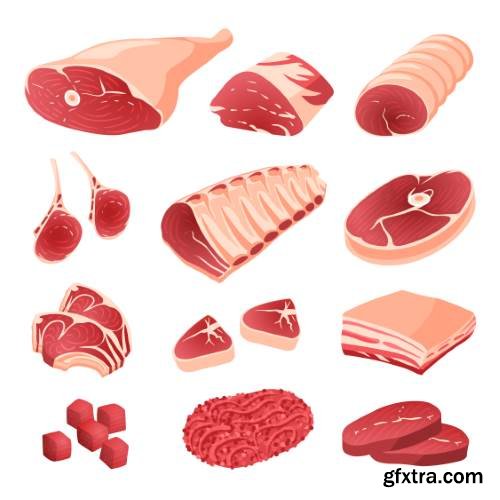Steak &amp; Meat Collection 22xEPS