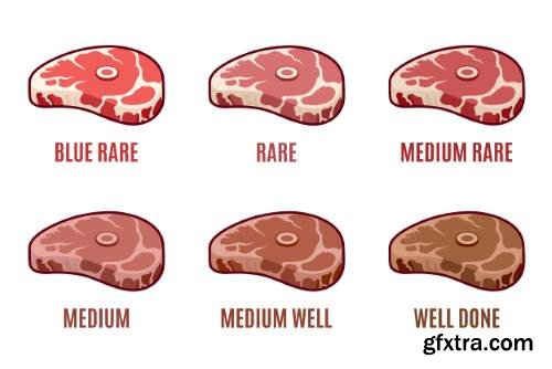 Steak &amp; Meat Collection 22xEPS