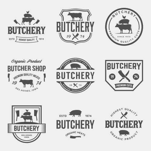 Fresh Meat Design Elements 25xEPS Fresh Meat Design Elements 25xEPS