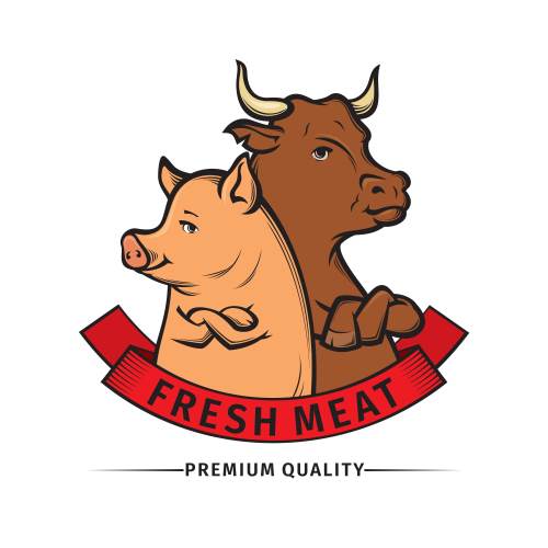 Fresh Meat Design Elements 25xEPS Fresh Meat Design Elements 25xEPS