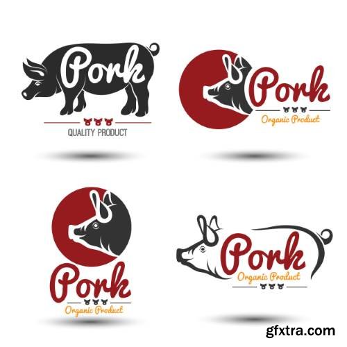 Fresh Meat Design Elements 25xEPS Fresh Meat Design Elements 25xEPS