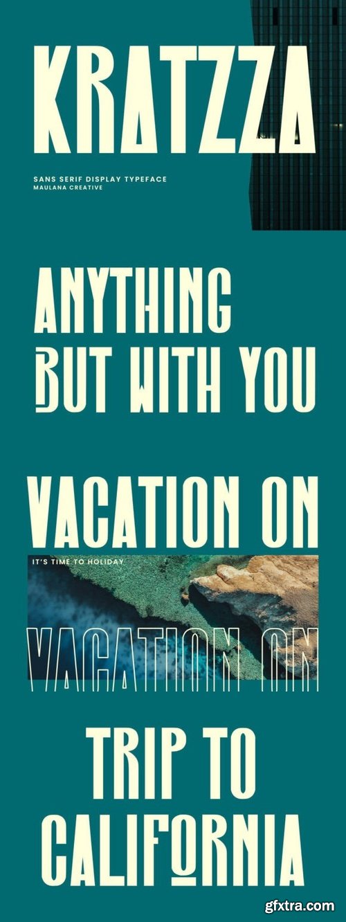 CreativeMarket - Kratzza Sans Serif Display Font 92167975