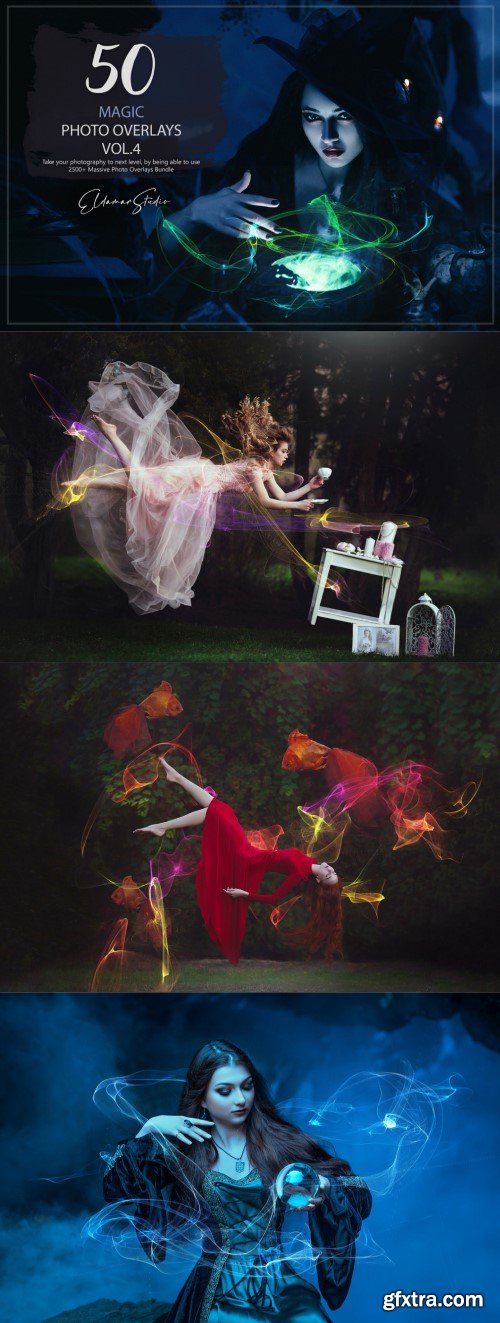 Artstation - 50 Magic Photo Overlays - Vol. 4