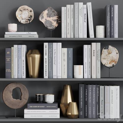 '3dsky Pro - Decor shelf set 4'