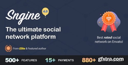 CodeCanyon - Sngine - The Ultimate PHP Social Network Platform v4.0 - 13526001 - Nulled