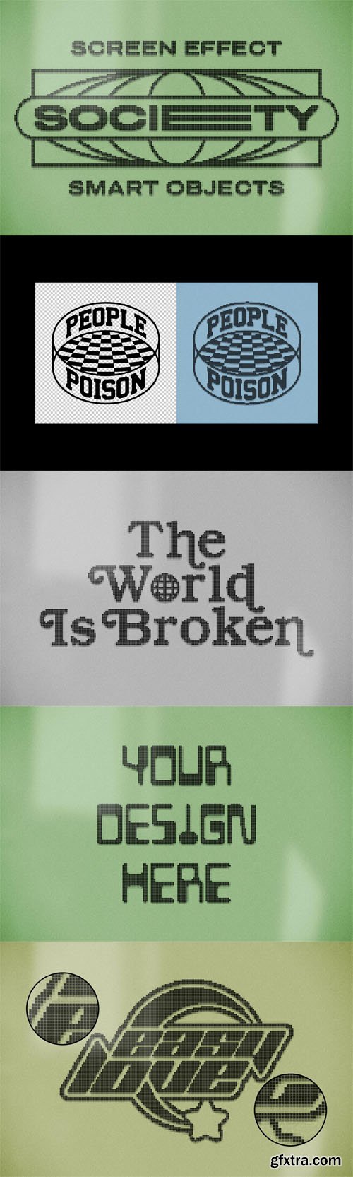 LCD Screen Text & Logo Effect for Photoshop