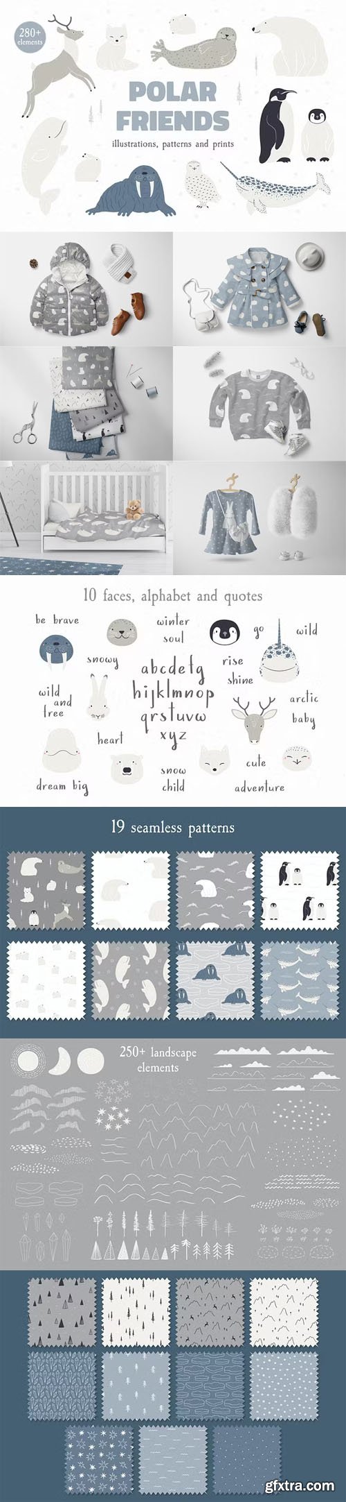 Polar Friends - Illustrations, Patterns and Prints