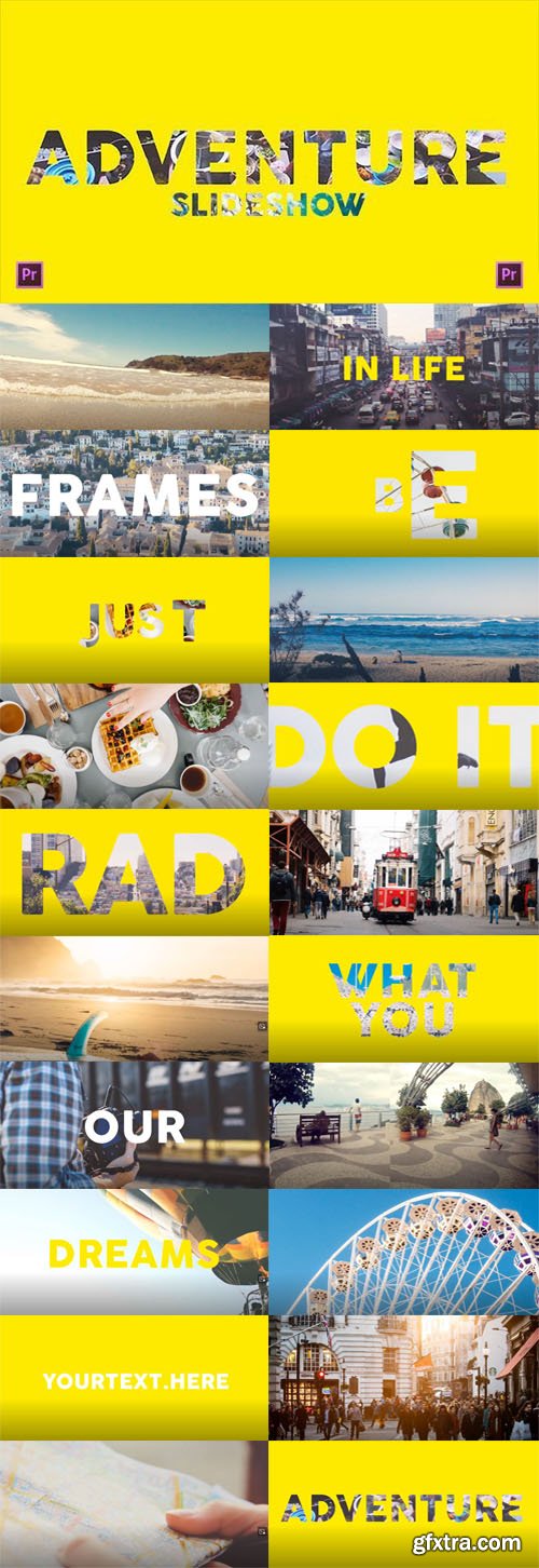 Travel Slideshow - Premiere Pro Project