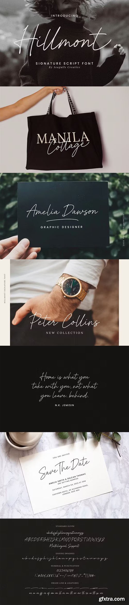 Hillmont - Signature Script Font