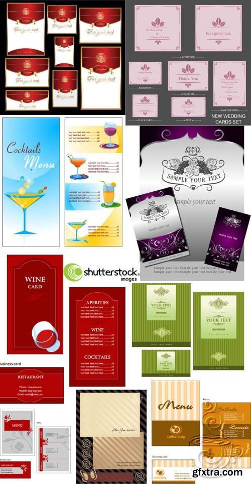 Menu Cards #1, 20xEPS