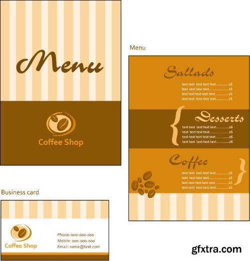 Menu Cards #1, 20xEPS