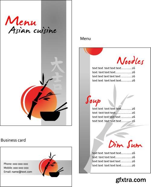 Menu Cards #1, 20xEPS