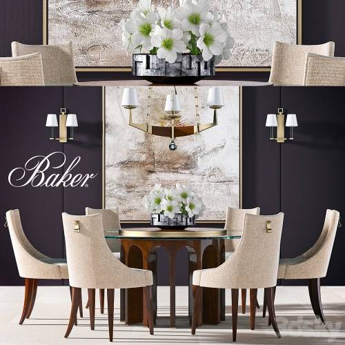 '3dsky Pro - BAKER DINING TABLE' '3dsky Pro - BAKER DINING TABLE'